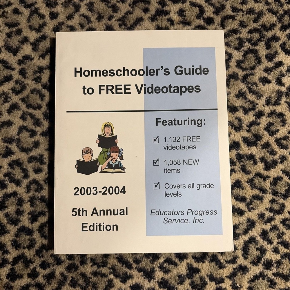 2003-04 Homeschooler's Guide to FREE Videotapes, VHS, 5th Annual Ed - Retro VTG